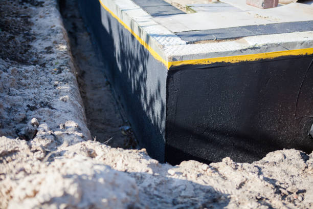 Residential Waterproofing installation at a Flat Rock, OH home by SJ Waterproofing Pros